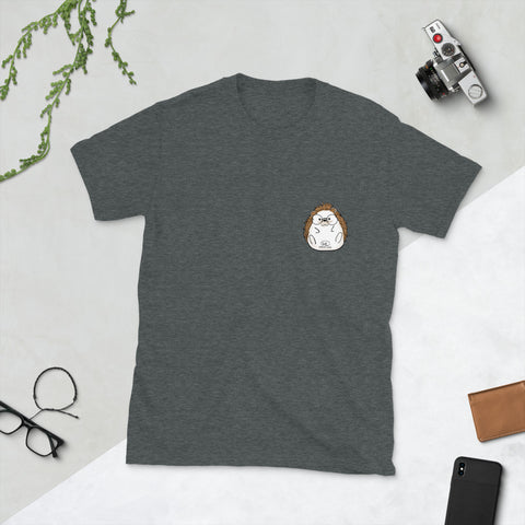 Unisex T-Shirt | Hedgehog With Glasses Graphic