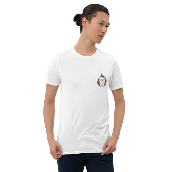 Men's T-shirt | Hedgehog Party Hat Graphic